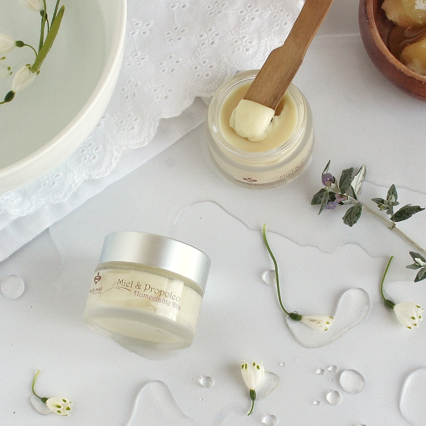 Crema hidratante y purificante Máskemiel