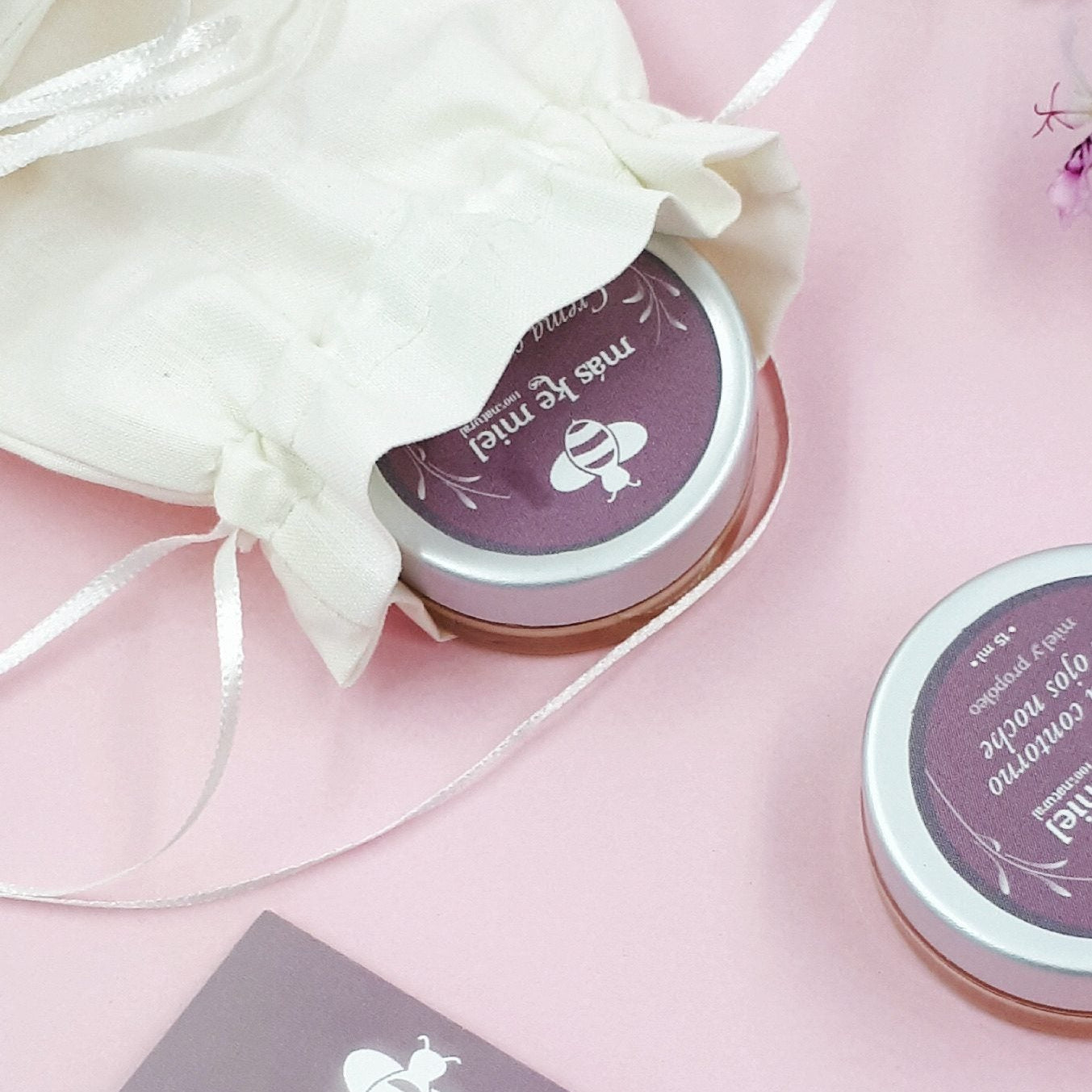 Crema contorno de ojos. Con Miel, cera de abejas y Propóleo