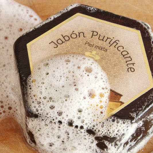 Jabón barra Purificante Miel y Propóleo