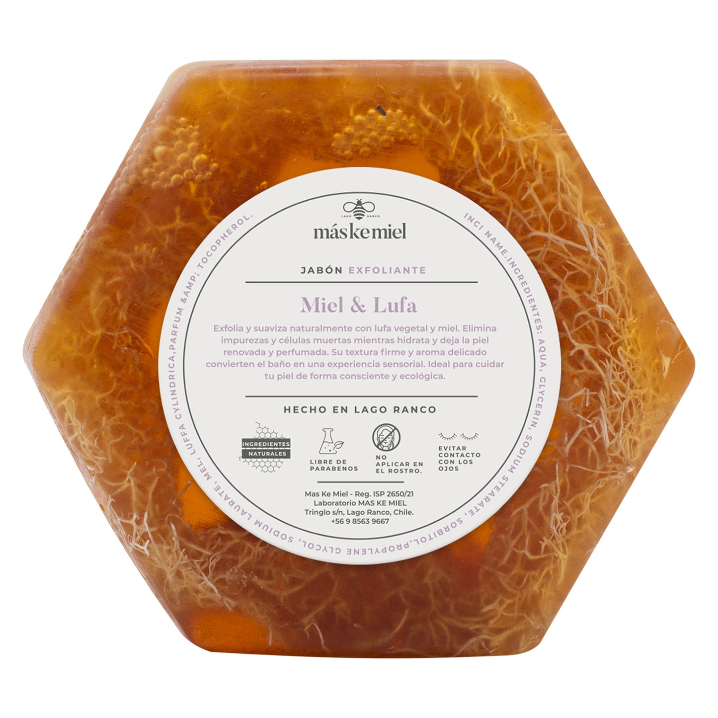 Jabón barra Exfoliante Miel y Lufa