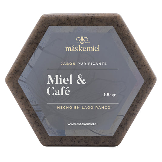 Jabón barra Exfoliante Miel y Café