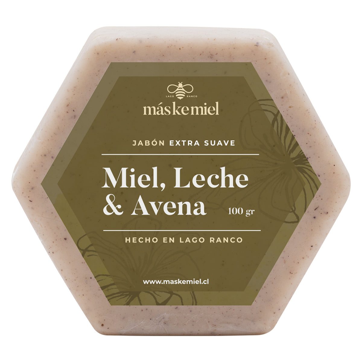 Jabón barra Suave Miel, Leche y Avena