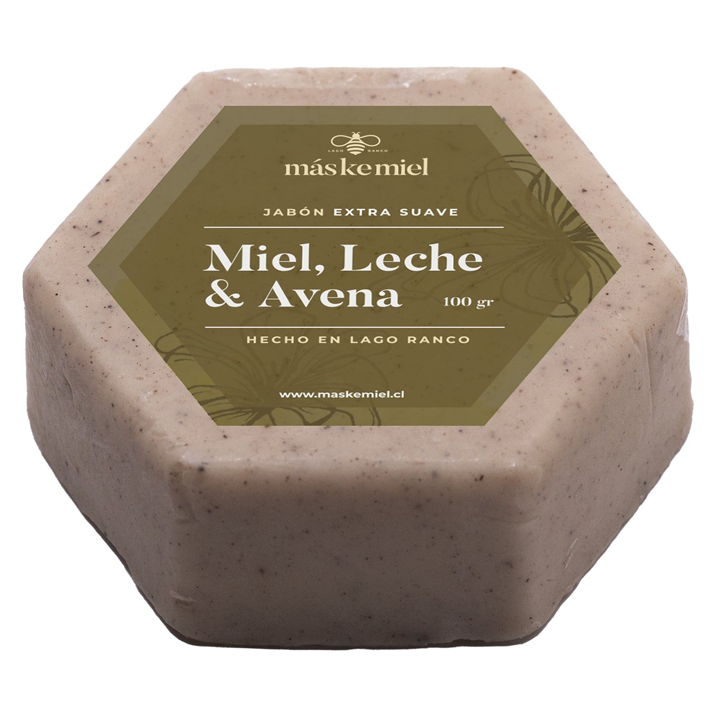 Jabón barra Suave Miel, Leche y Avena